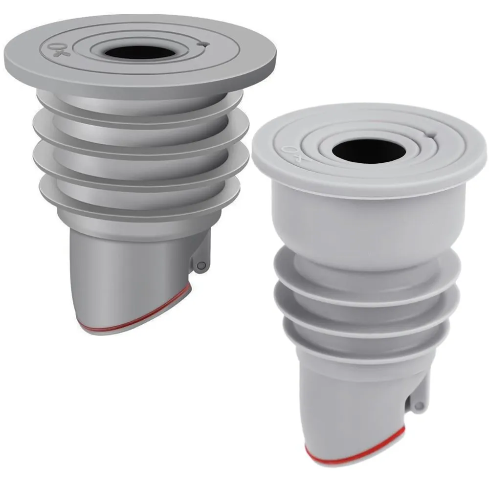Tool Silicone Drain Pipe Sealer Drainer Set of 2 (7cm)