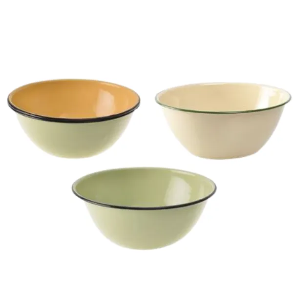 SD Homeware - Enamel Mixing Bowl Set - Set of 3