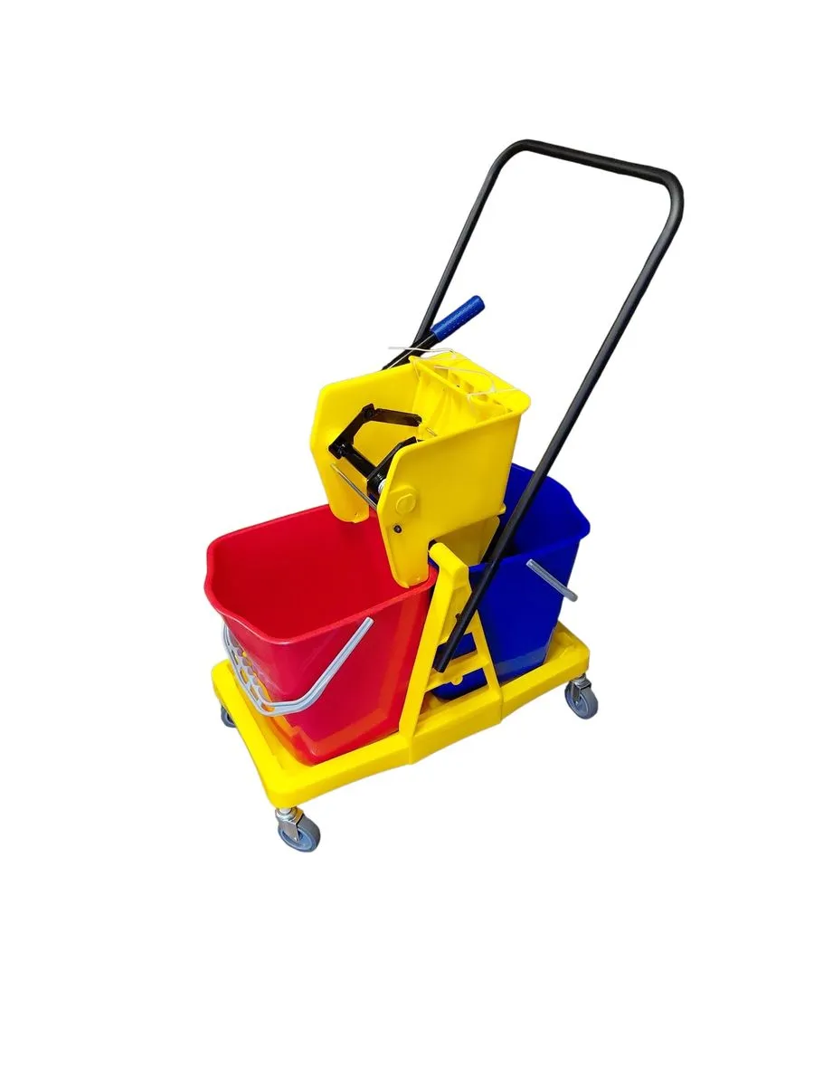 50L Econo Double Bucket And Wringer