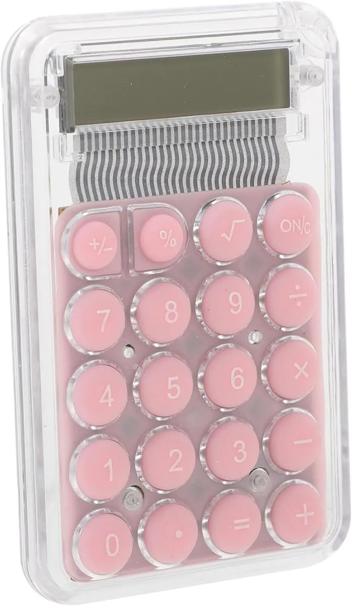 Cute Cartoon Mini Handheld Calculator for School Office Portable