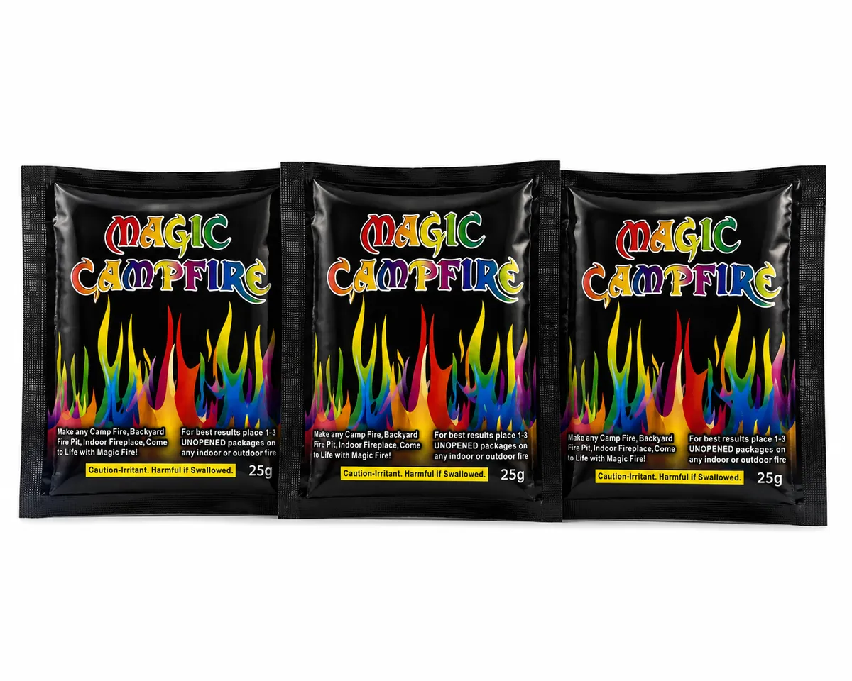 Magic Campfire Colour Flames Sachets 25g - Pack of 3
