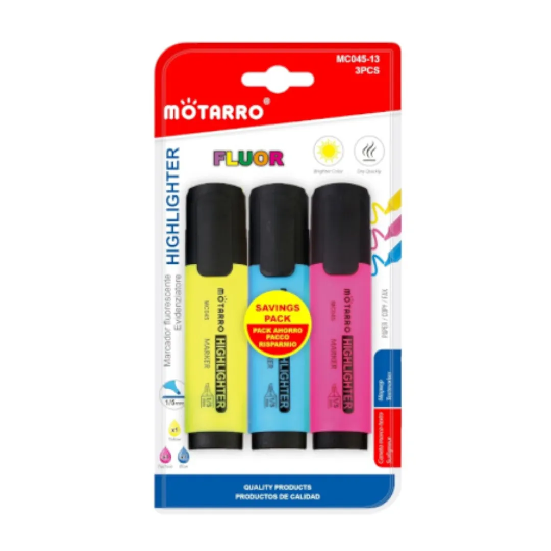 Motarro Highlighters - 3PCS