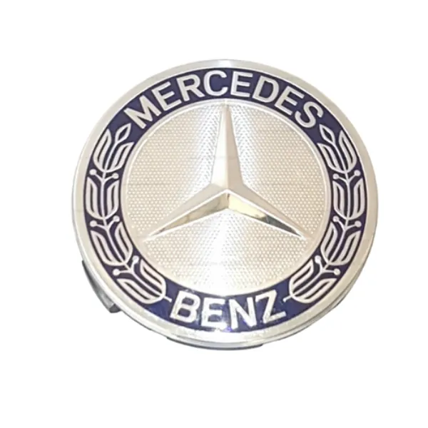Bonnet Badge Mercedes 2 Pins 57mm - A6388170116 Blue