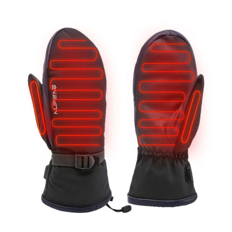 USB Electric Heated Gloves Powered By Power Bank (Not Included) Hand Warmer