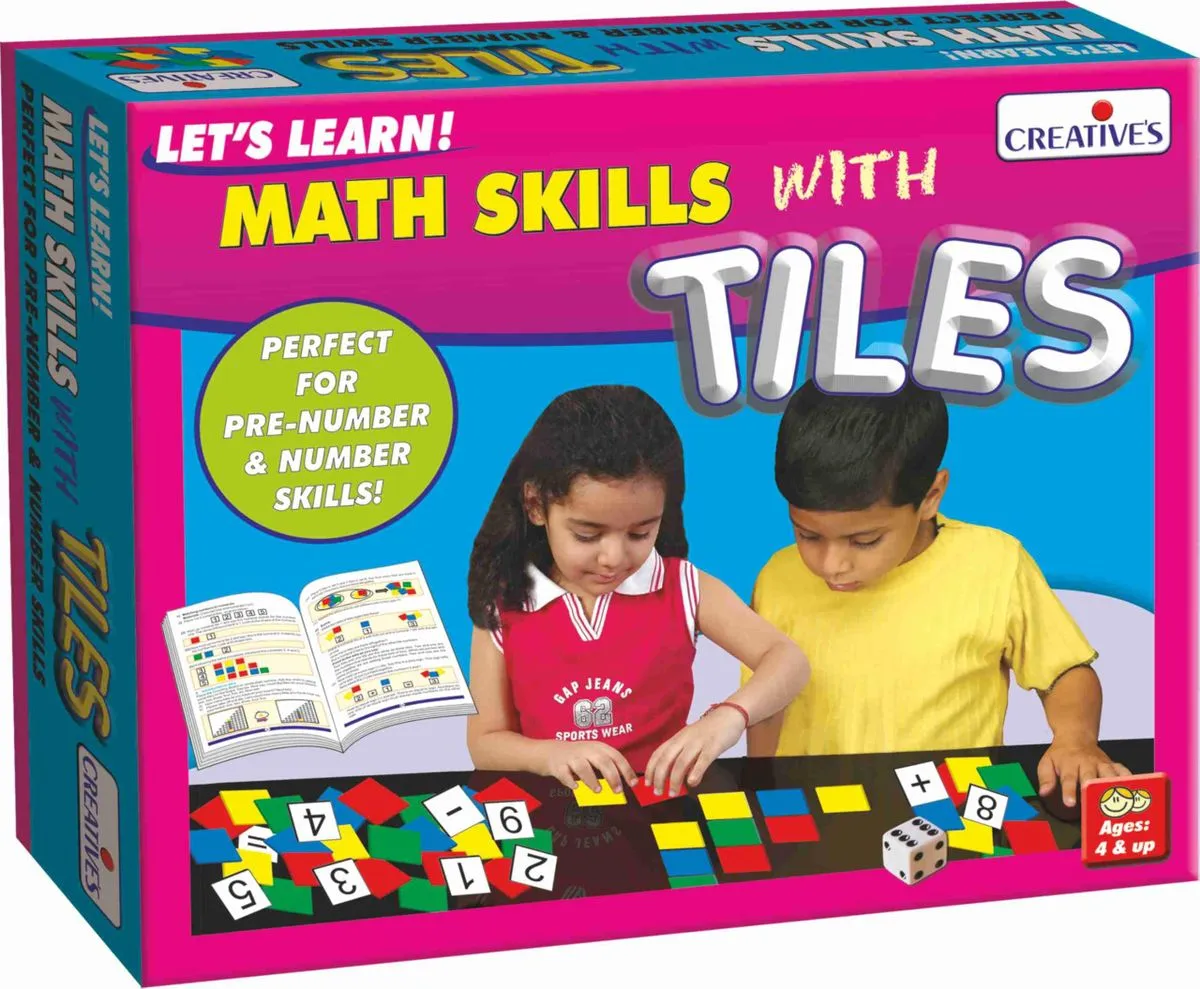 Creatives Math Skills with Tiles