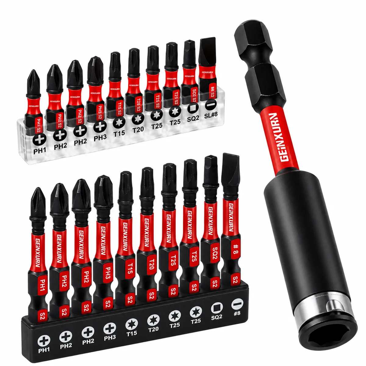 Geinxurn 21 Mixed Screwdrivers with Bases