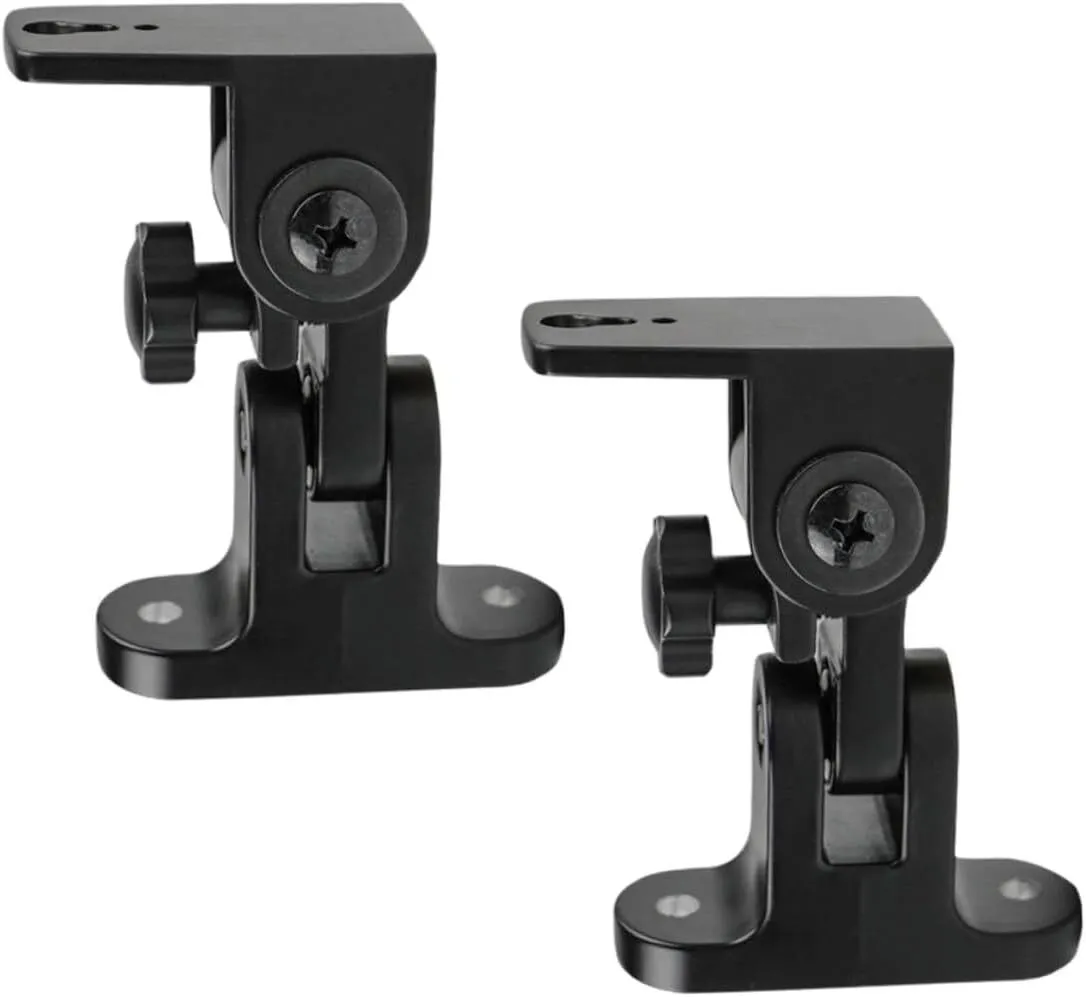Alloy Speaker Wall Mount Bracket With Tilt Turn Mechanism Easy Assembly