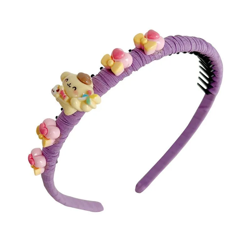 Cute Cartoon Teeth Non Slip Headbands for Girls