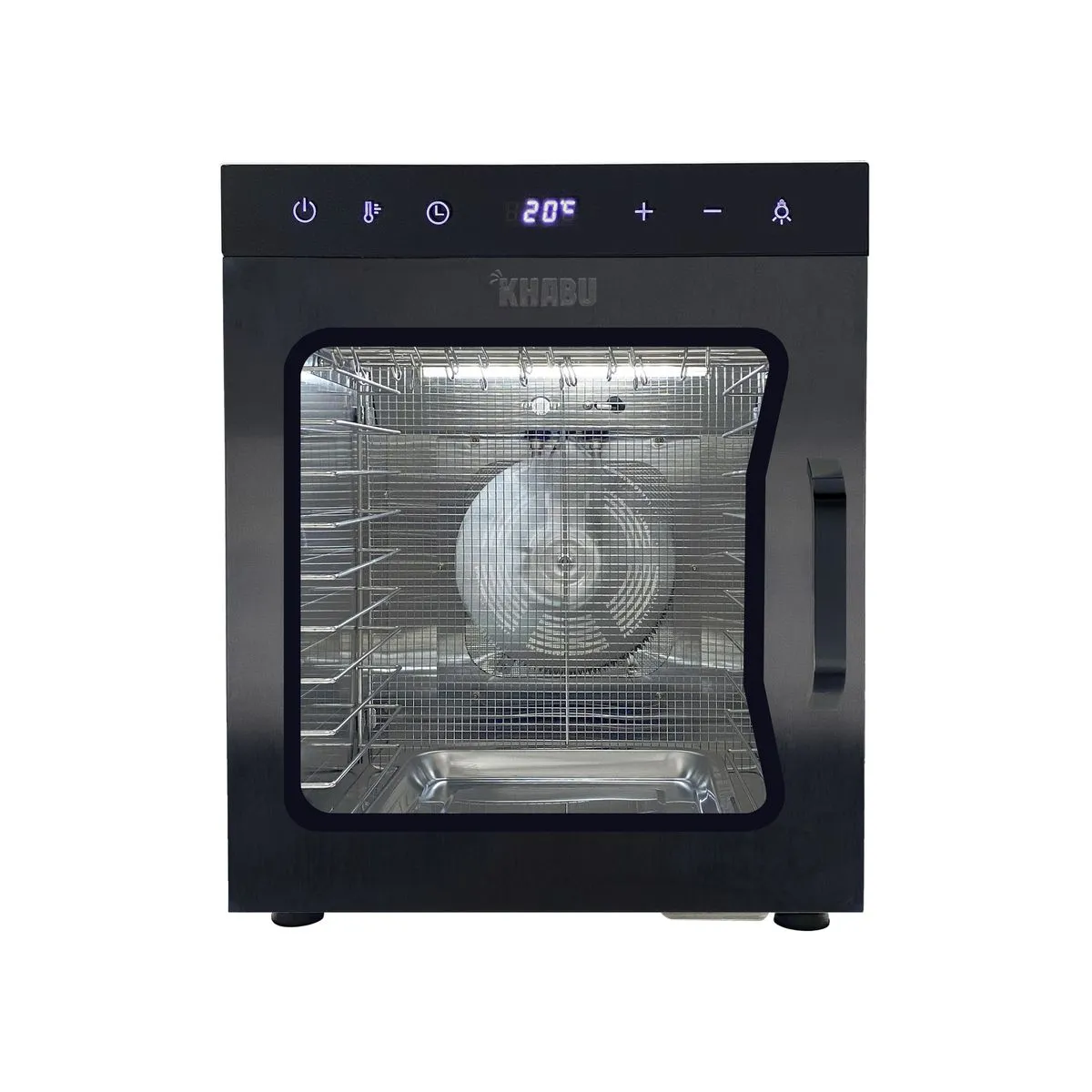 KALAHARI KHABU Biltong Boss KK11 - Black Stainless Steel