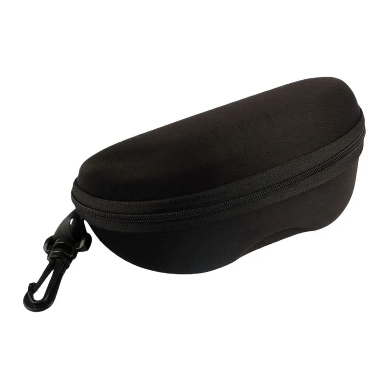 Black EVA Glasses Case Zipper Display Case - Black