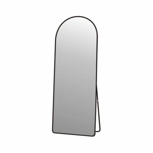 Home Impex Freestanding or wall mounted arch mirror 967AB Black