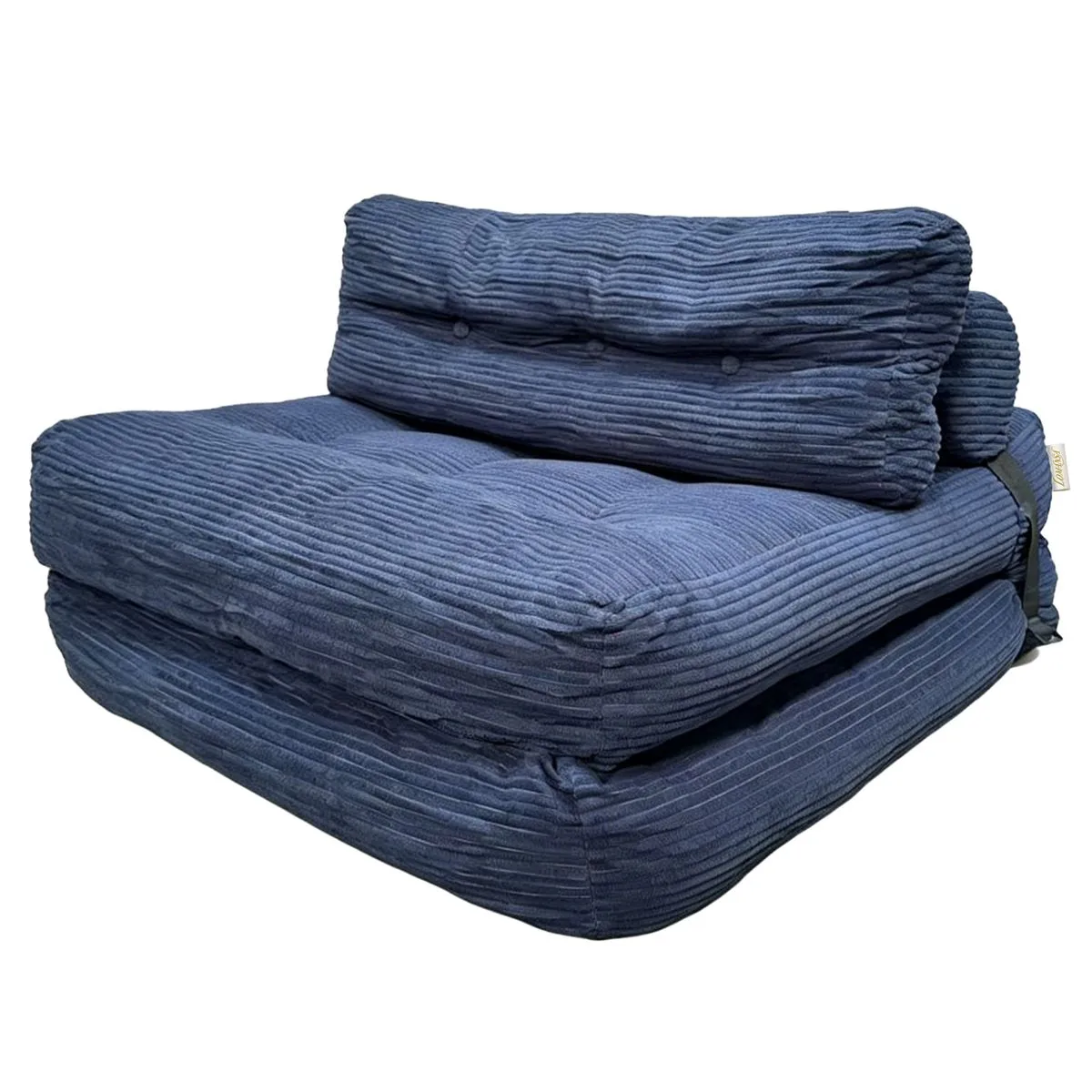 Lomansa Folding Sofa Bed, Convertible Sleeper Chair with Pillow Foldable - Blue