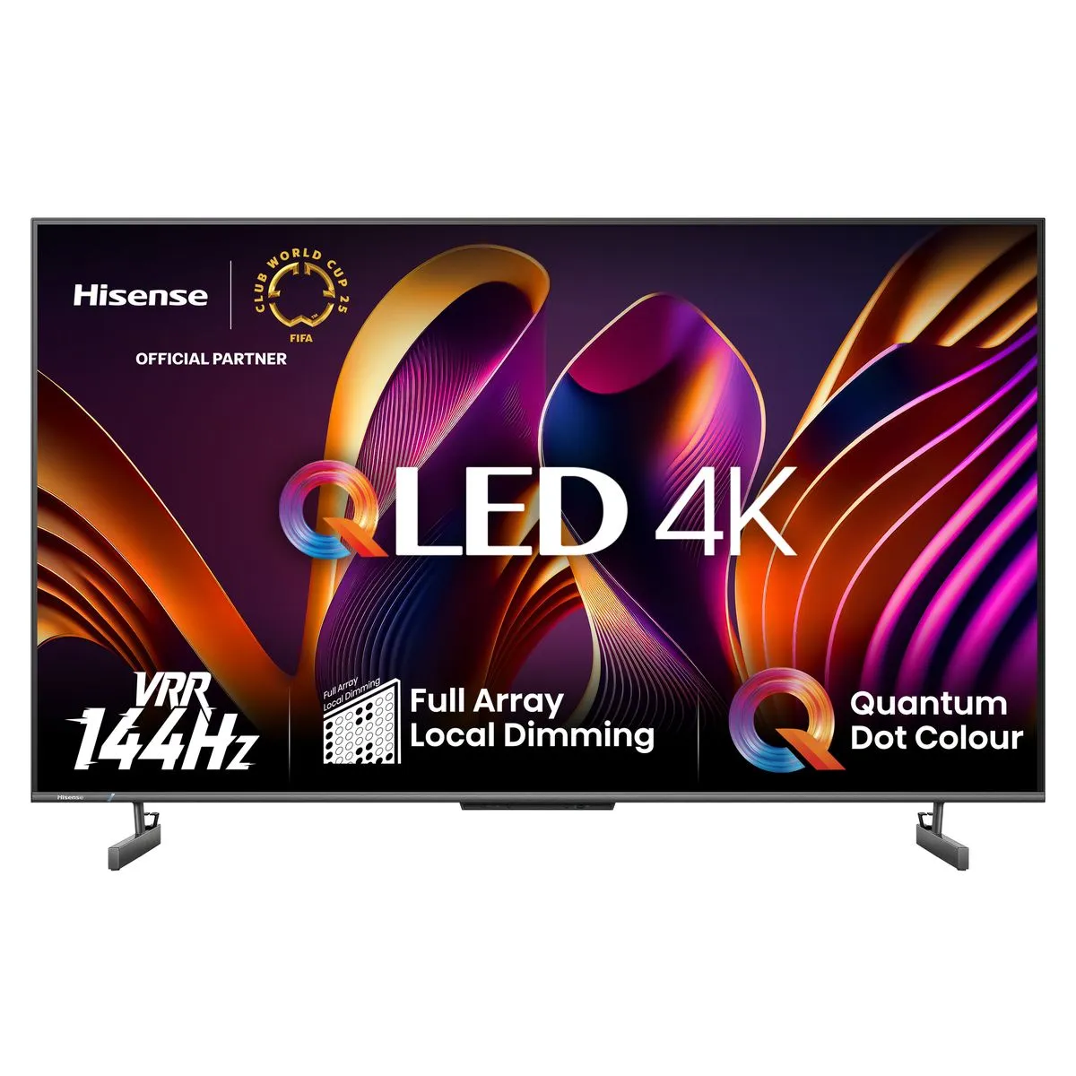 Hisense 65" E7N PRO 144Hz 4K Smart Gaming UHD QLED TV - HDR & Dolby Vision