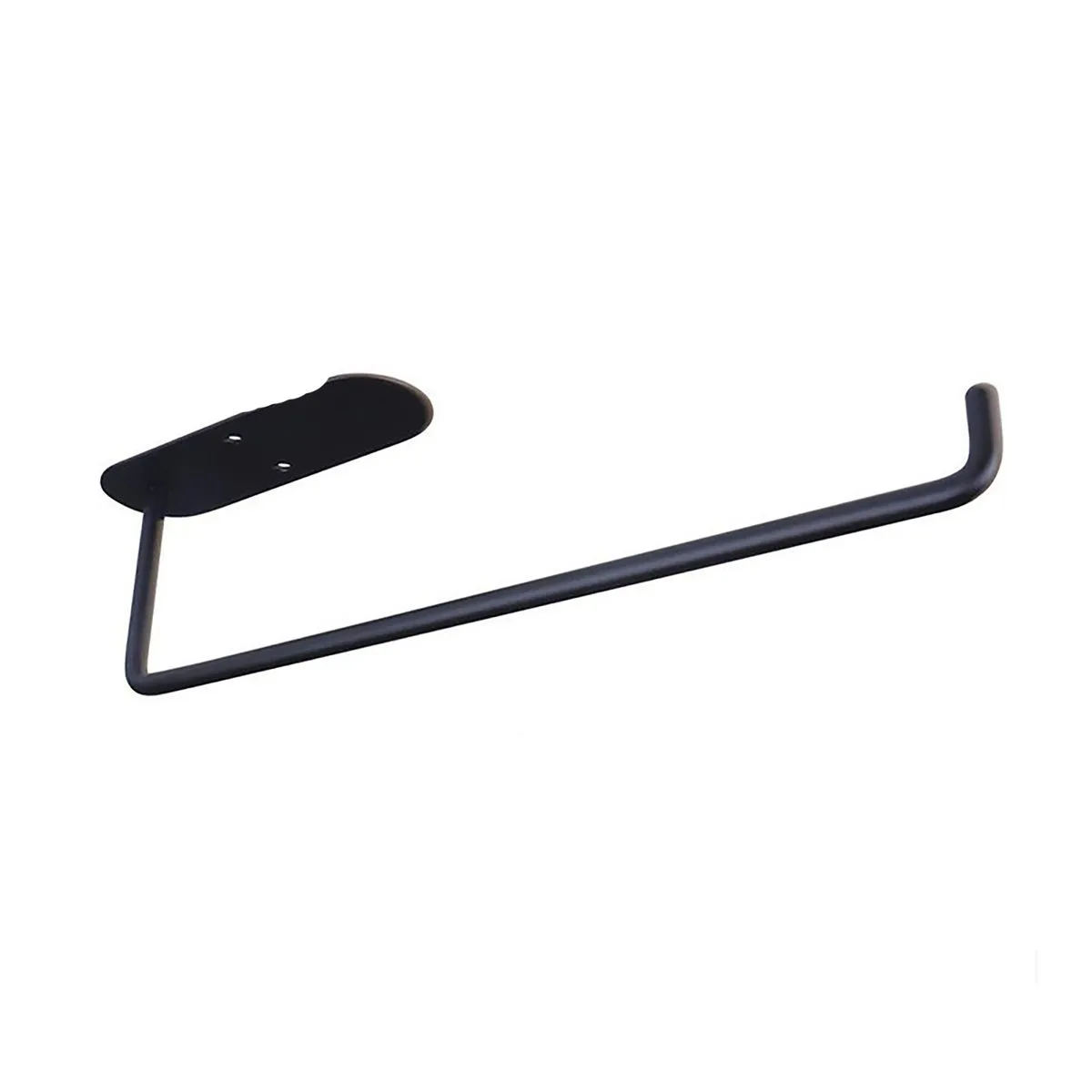 Paper Towel Holder Under Cabinet Wall Mount for Kitchen Paper Towel - Black