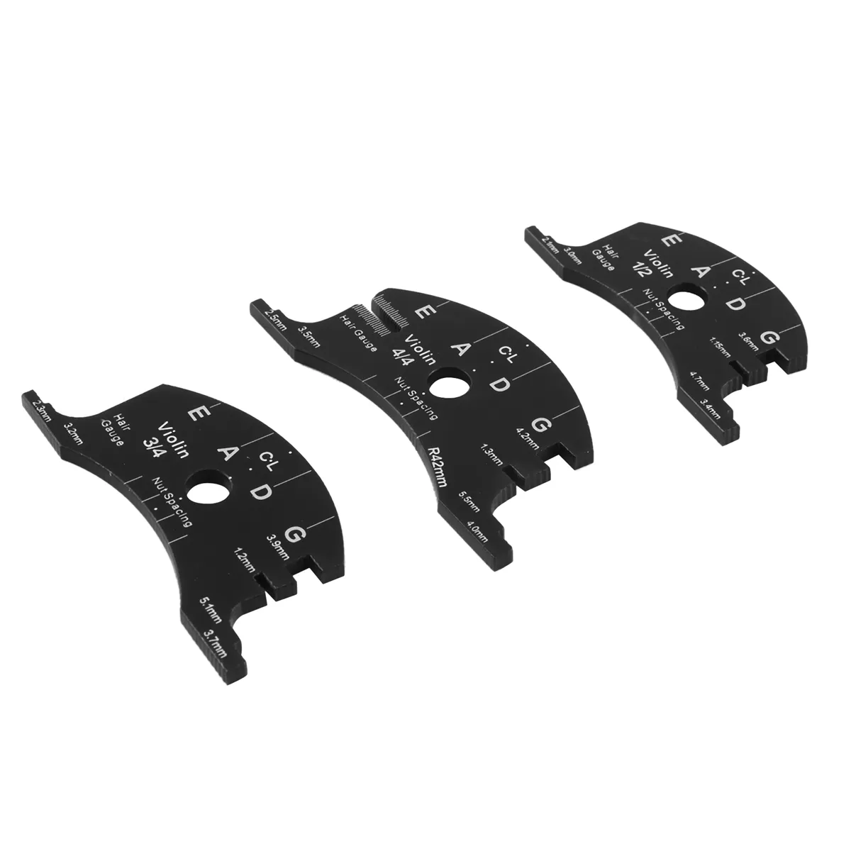 4/4 3/4 1/2 Violin Bridges Multifunctional Mold Template