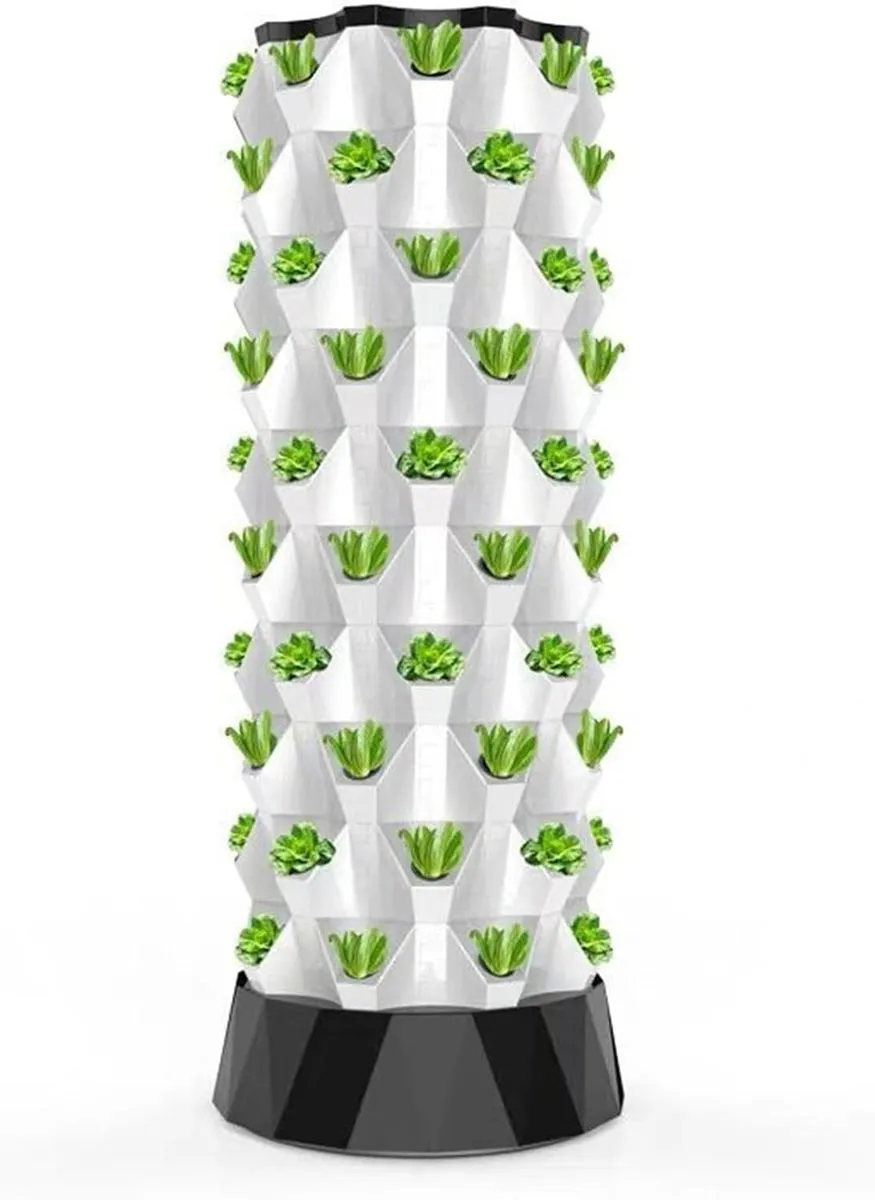 Garden 10 Layer Hydroponic Tower Garden System 80 Plant Sites with Pump Kit
