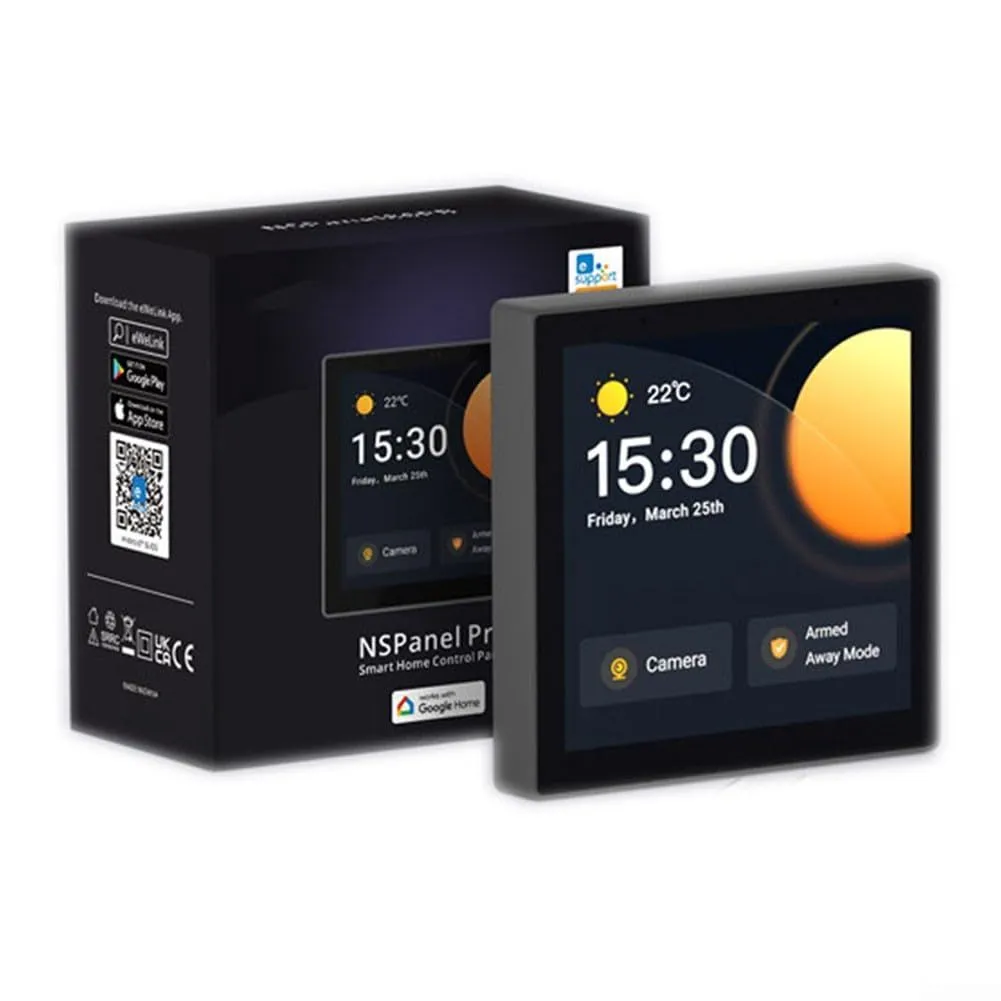 Sonoff NS Panel Pro Full Display for Smart Home Control - Black