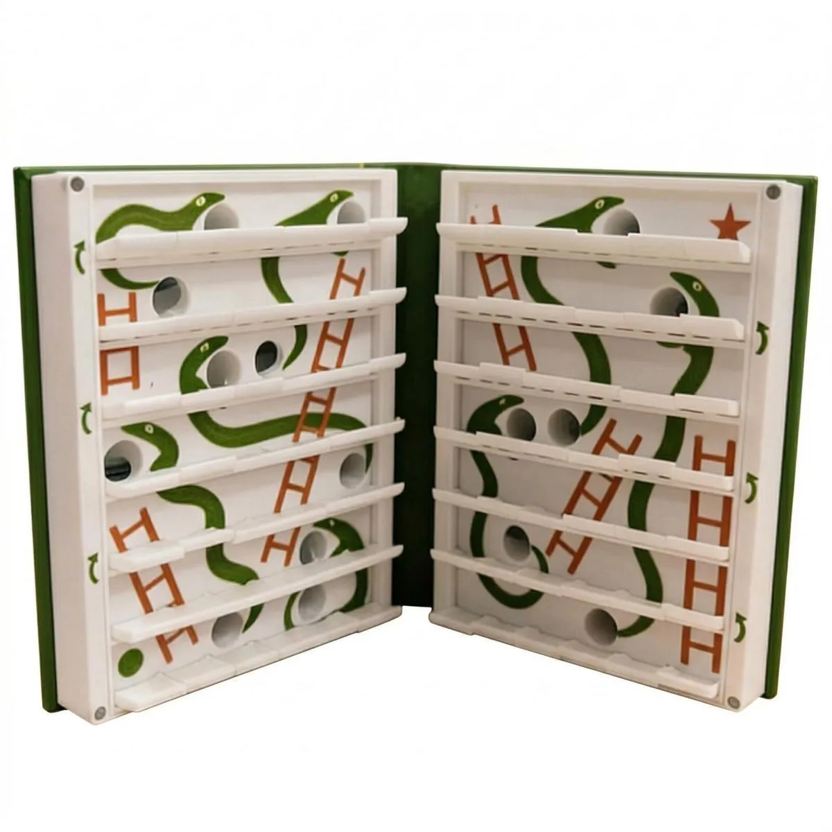 3D Pop-Up Bookshelf Board Game - Snakes and Ladders Edition
