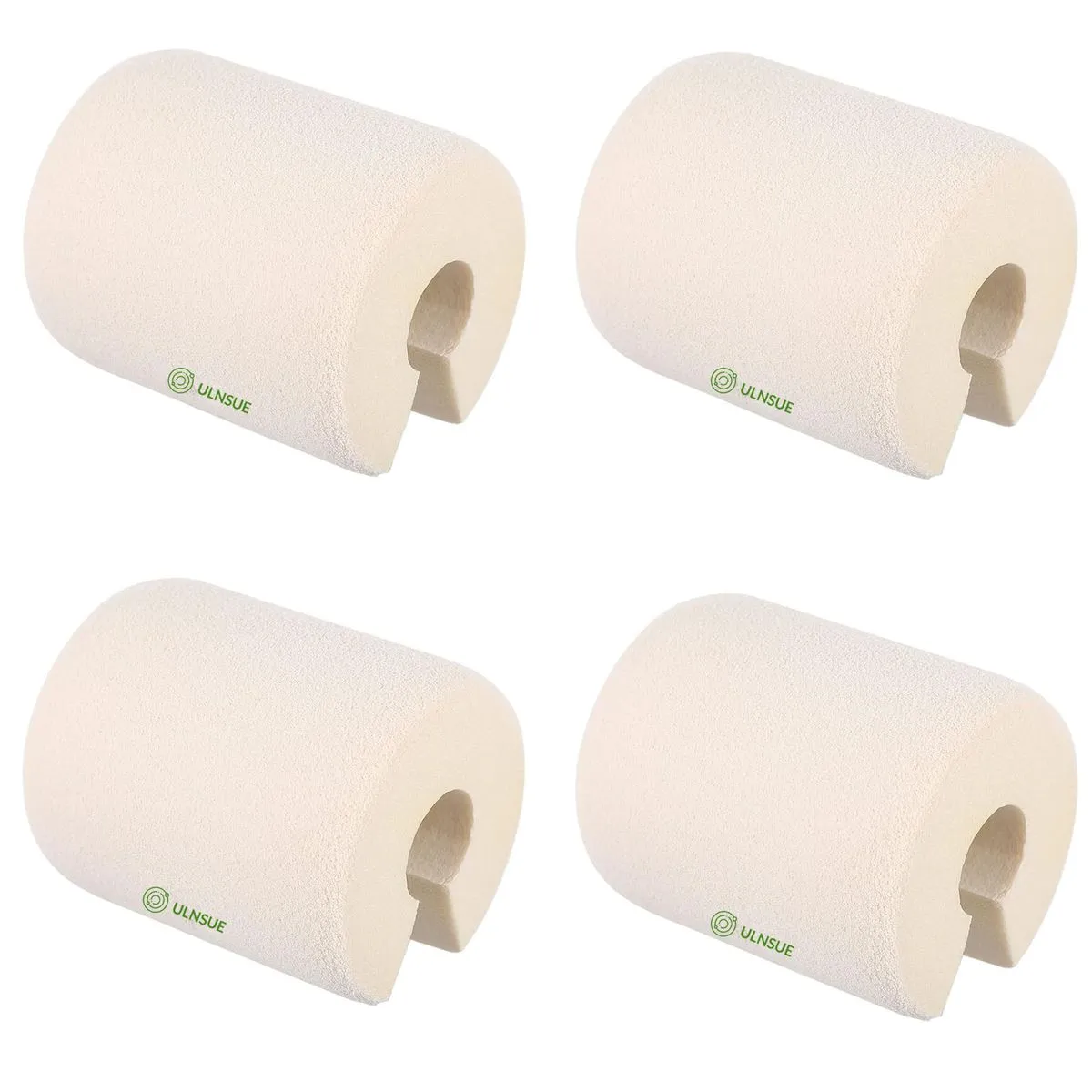 ULNSUE 4Piece Baby Proofing Foam Safety Door Stopper