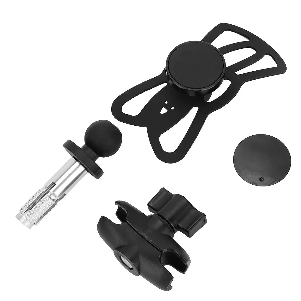 Motorcycle Stem Yoke Phone Mount Bracket for 16-19mm Hole