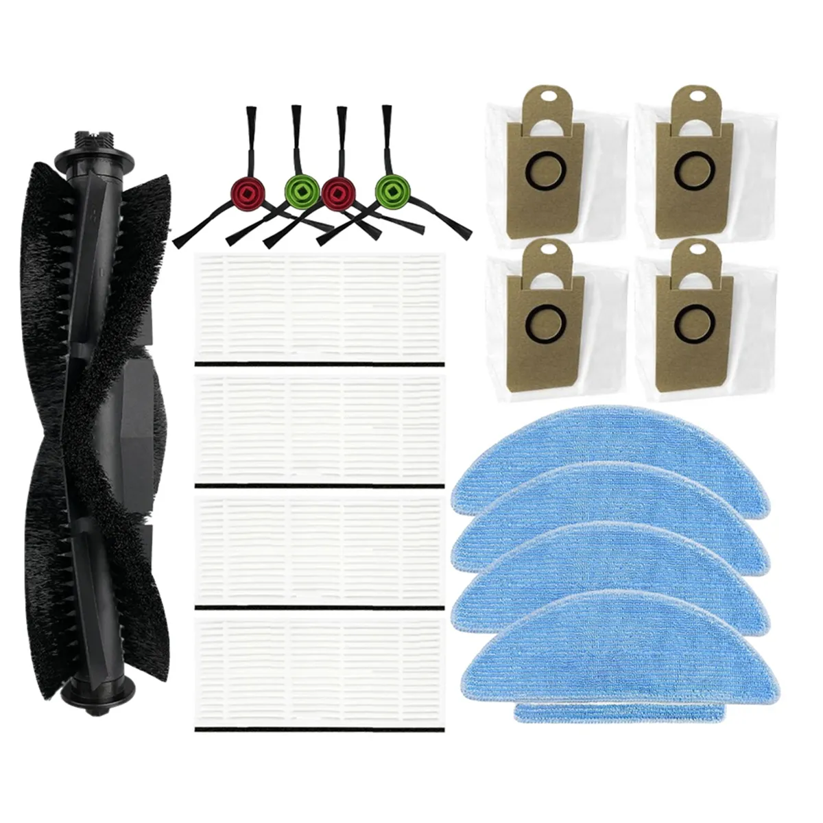 for Ilife T10S / Aonus I8 Replacement Main Side Brush Compatible with None