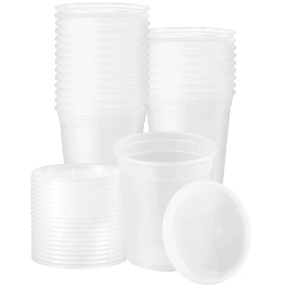 Chenshia 24 Piece Reusable Food Storage Containers, Lids - Meal Prep 900ml