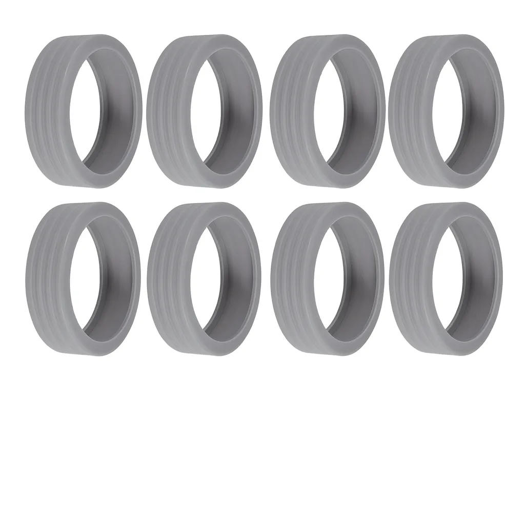 Universal Wheel Silent Covers - Grey 8 Piece
