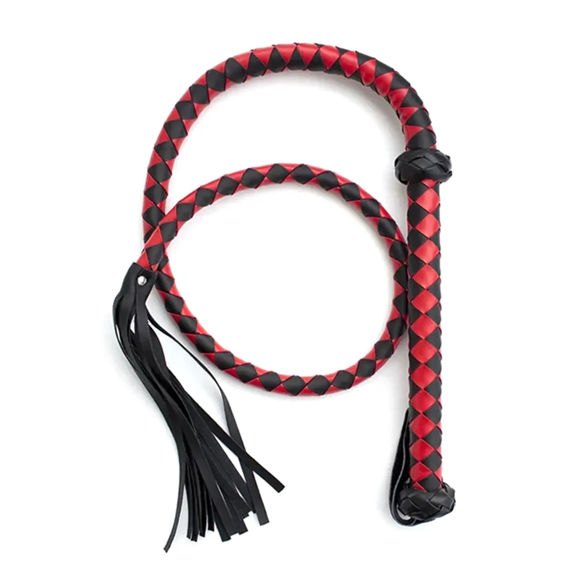 Horse Red Whip Horse Whip Riding Crop Equestrian Faux Leather Whip