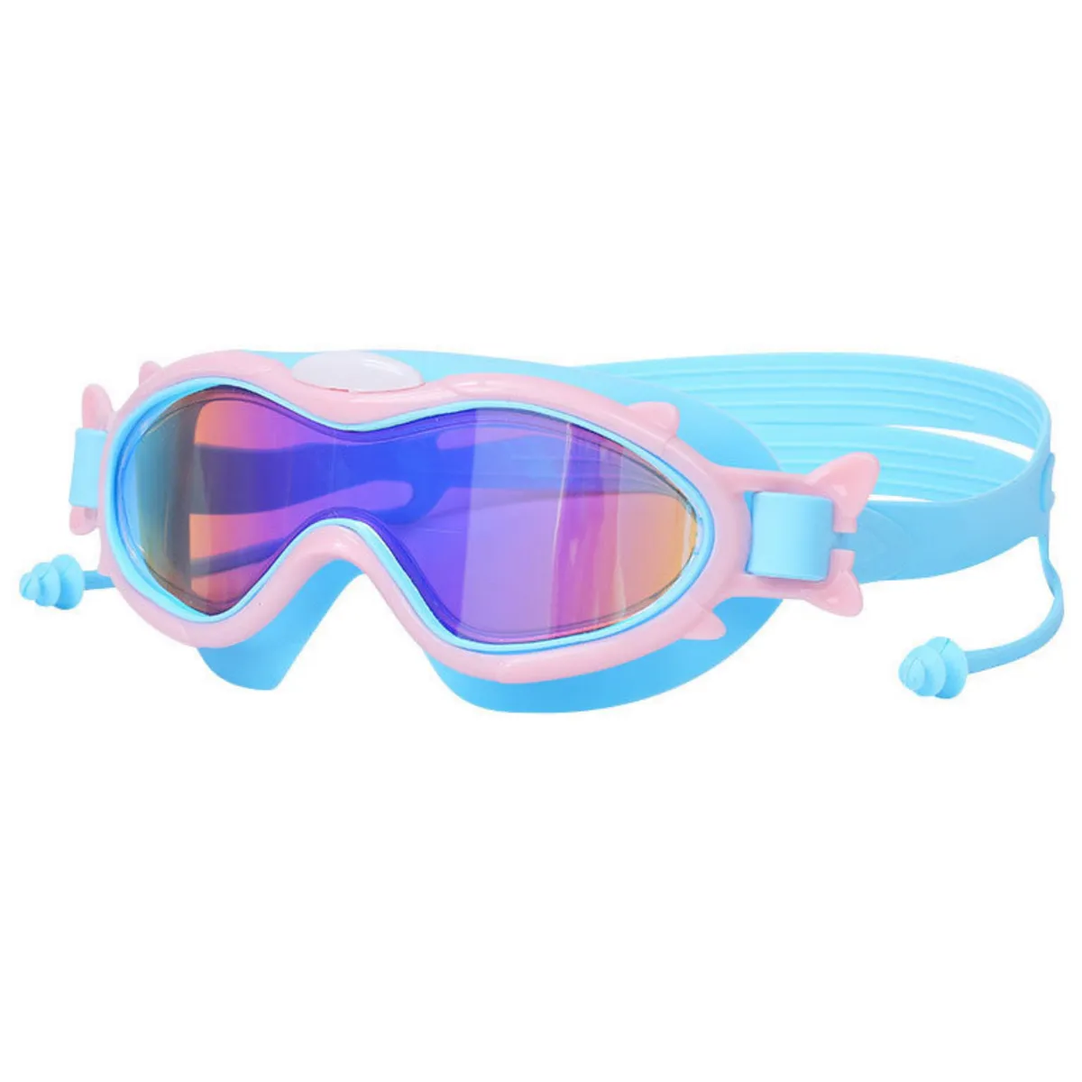 Swimming Goggles Junior Ripper Googles Anti Frog Super Seal Goggles - Blue