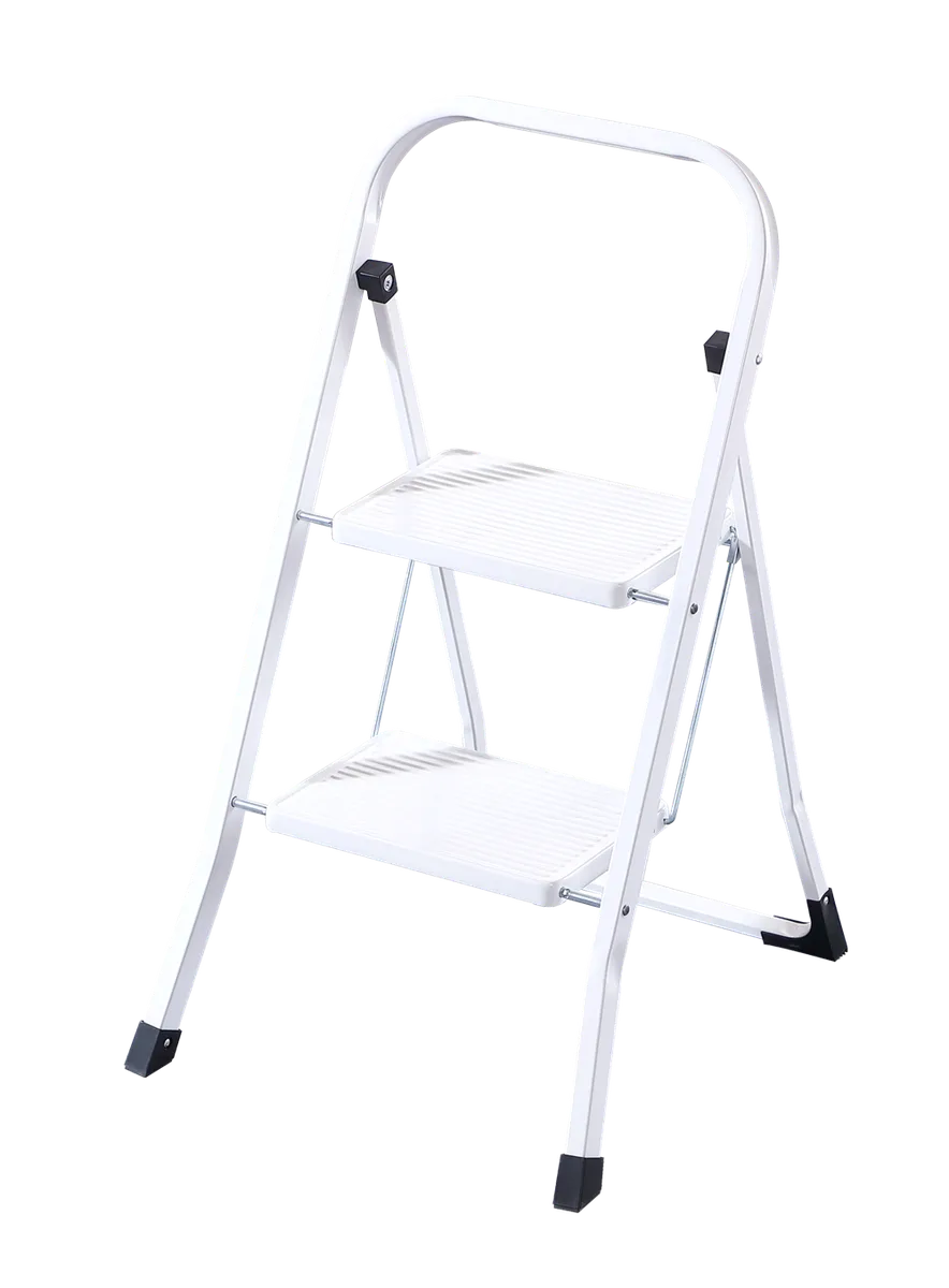 2 Step Ladder - White