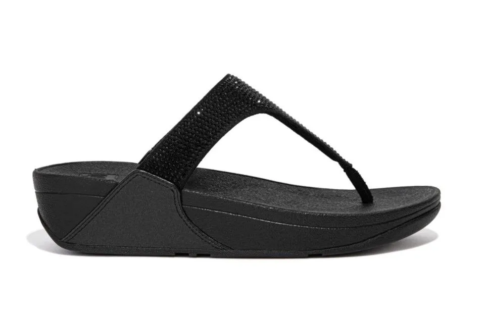 FitFlop Lulu Crystal All Black