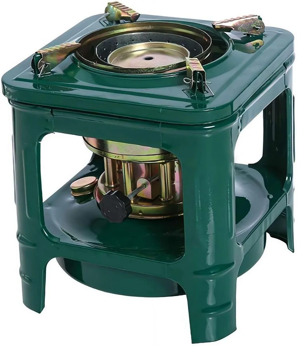 Portable 8-Wick Kerosene Camping Stove with Flame Control