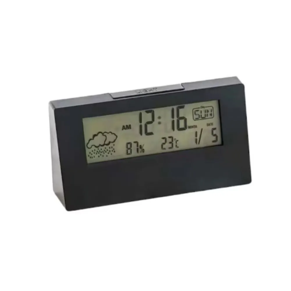 Weather Stations Temperature Humidity Meter Large LCD Display Indoor