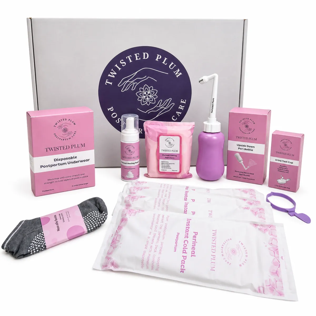 Twisted Plum Vaginal Delivery Recovery Essentials | 13-Piece