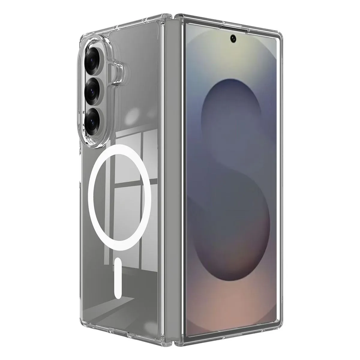 UGABUGA Transparent MagSafe Case Compatible with Samsung Galaxy Z Fold7