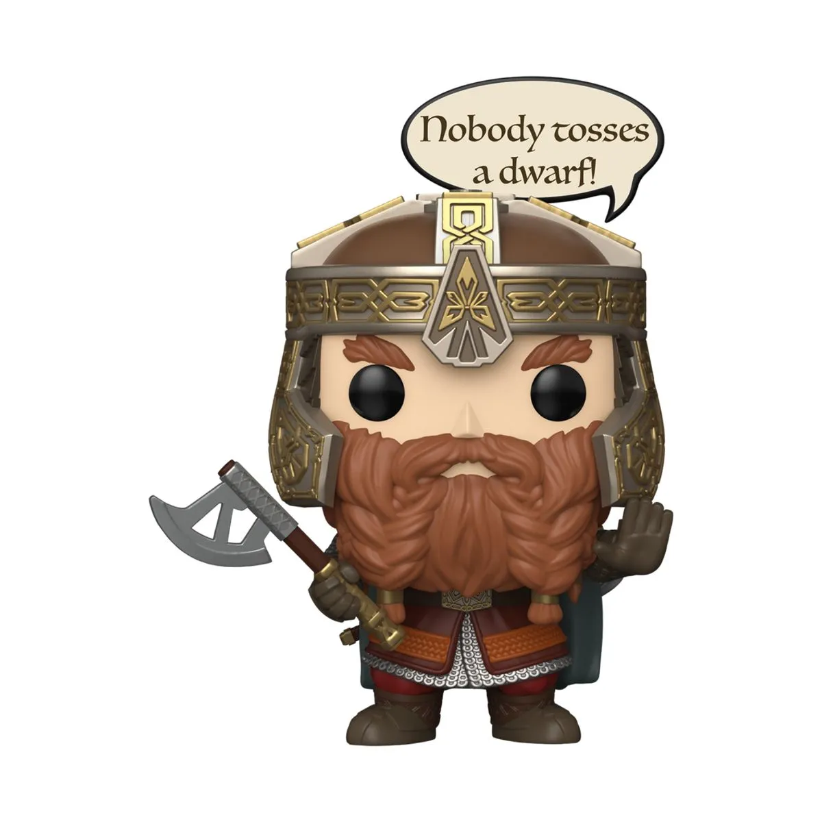 Funko Pop! Movies: The Lord Of The Rings - Gimli (Nobody Tosses a Dwarf)