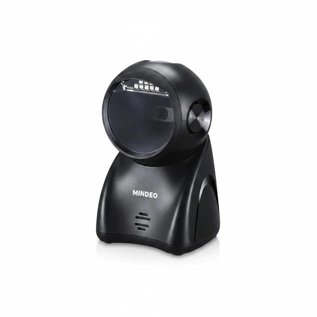 Mindeo Desktop Barcode Scanner for 1D and 2D Barcodes