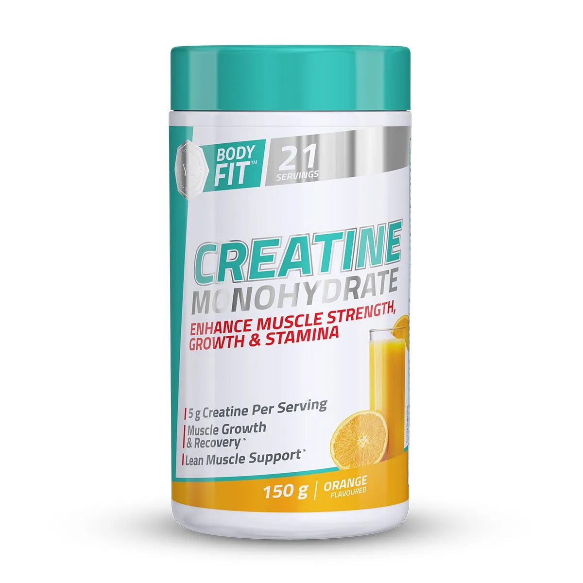 Pure Creatine Monohydrate | Powder | 150g | Orange | Youthful Living