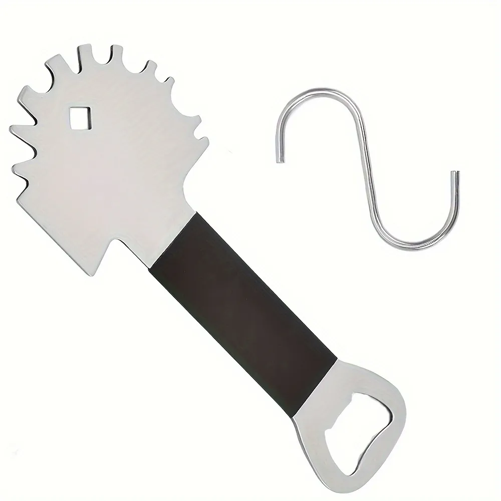 Multifunctional Stainless Steel Grill Scraper Safe BBQ Grate Cleaner Tool