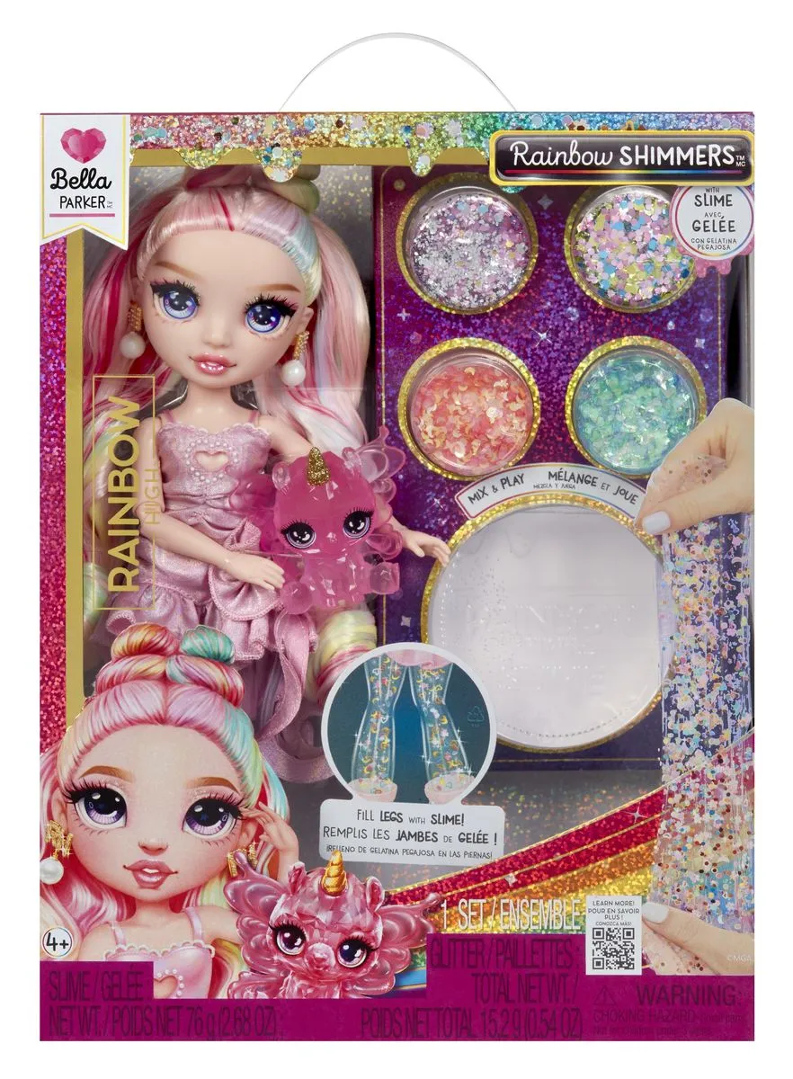 Rainbow High Shimmers With Slime Fashion Doll -  Bella Parker