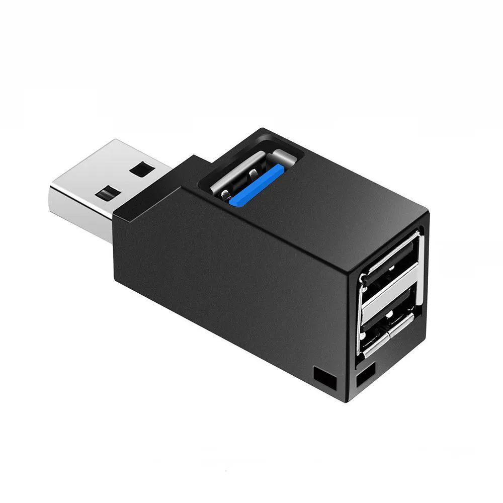 USB 3.0 HUB Extender Car Splitter Multi Port Hubs Laptop Office USB Disk
