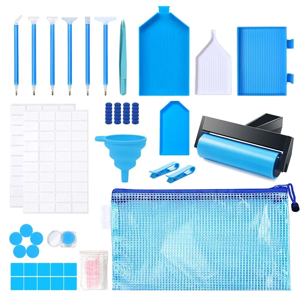 Diamond Painting Accessories Toolkit With Roller & Funnel