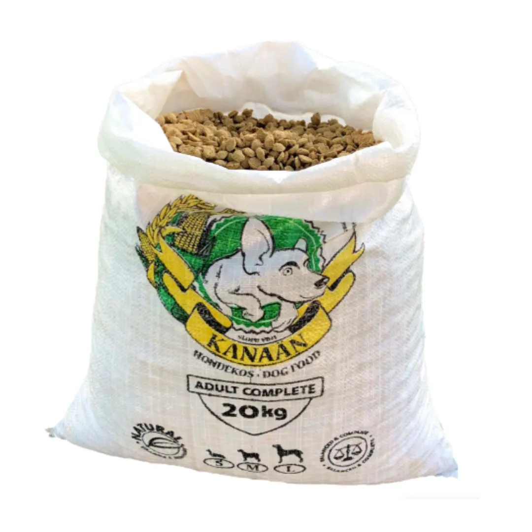 Natural Adult Dog Food 20kg made by Kanaan Proudly South African