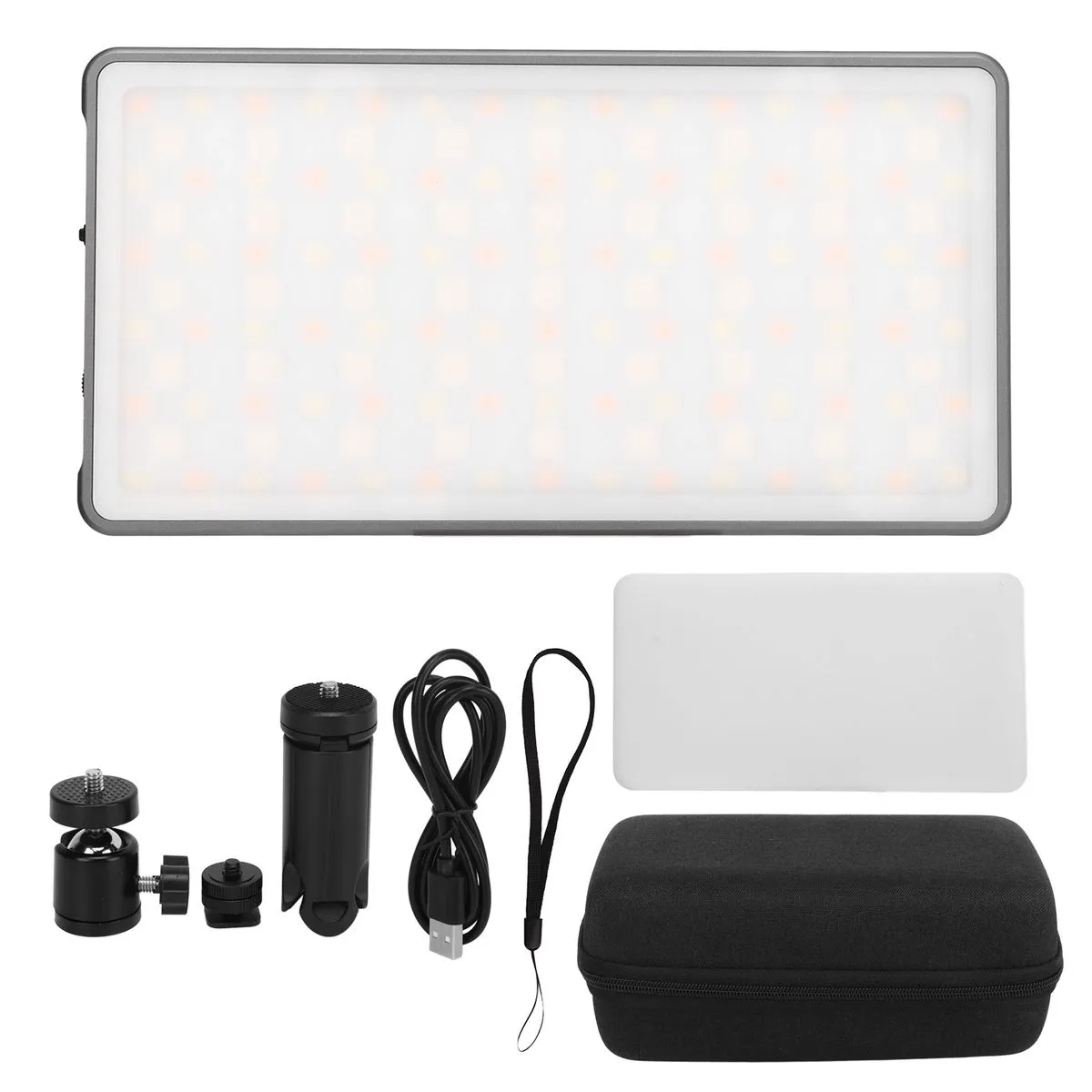 Portable RGB Video Light - Soft, Rechargeable For Photos