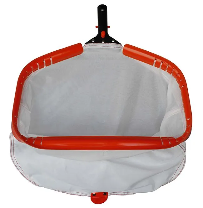 Pro Fine-Mesh Leaf Rake with V-Clip-High Quality Plastic Handle