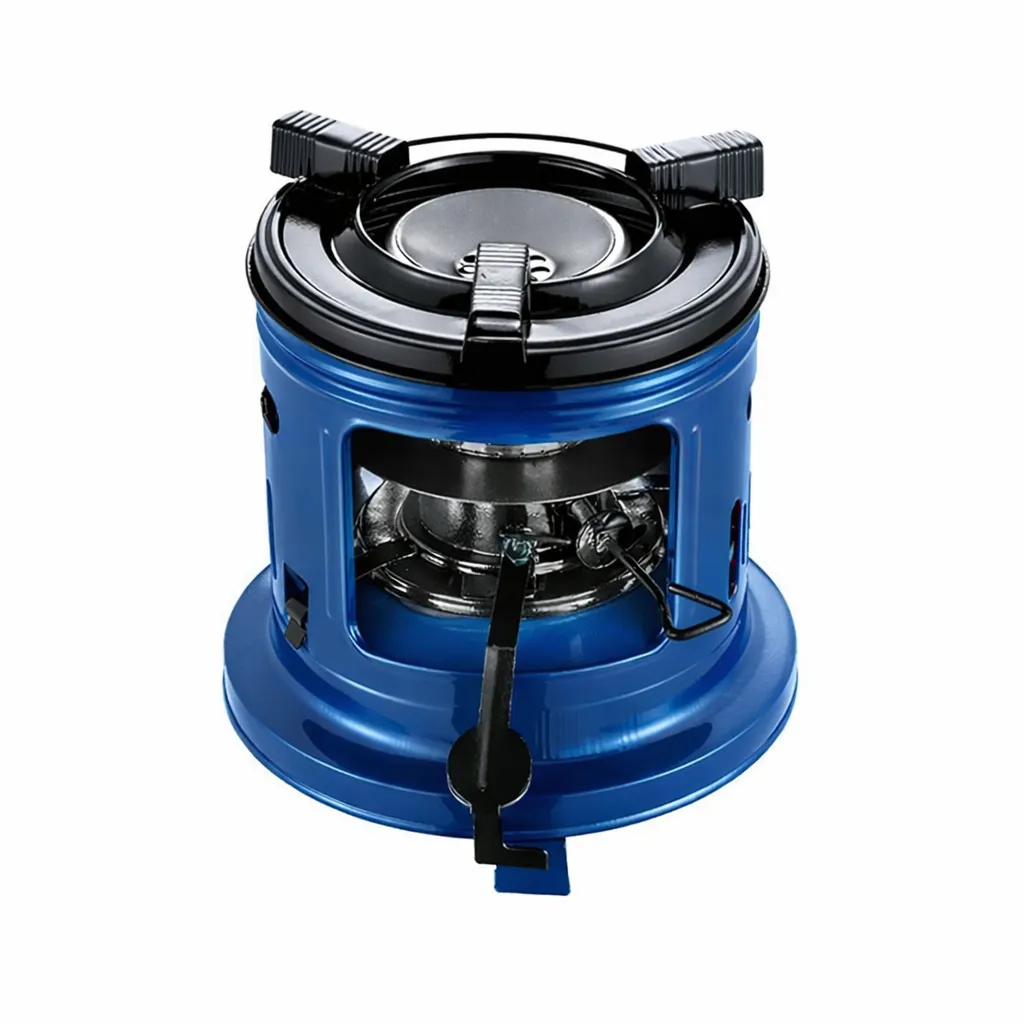 Portable Paraffin Stove - Single Burner Cooking Stove - Blue