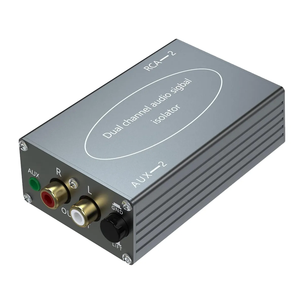 Audio Isolator Noise Reduction Filter Audio Eliminator Silver Gray