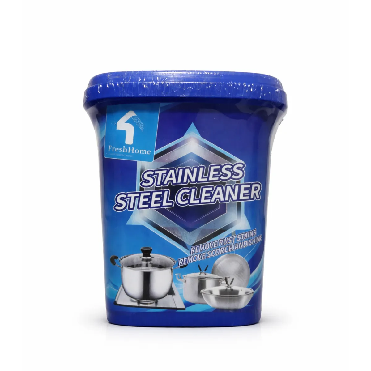 Stainless Steel Cleaner, Removes Rust Stains, Shines Pots, Taps, Oven, Sink
