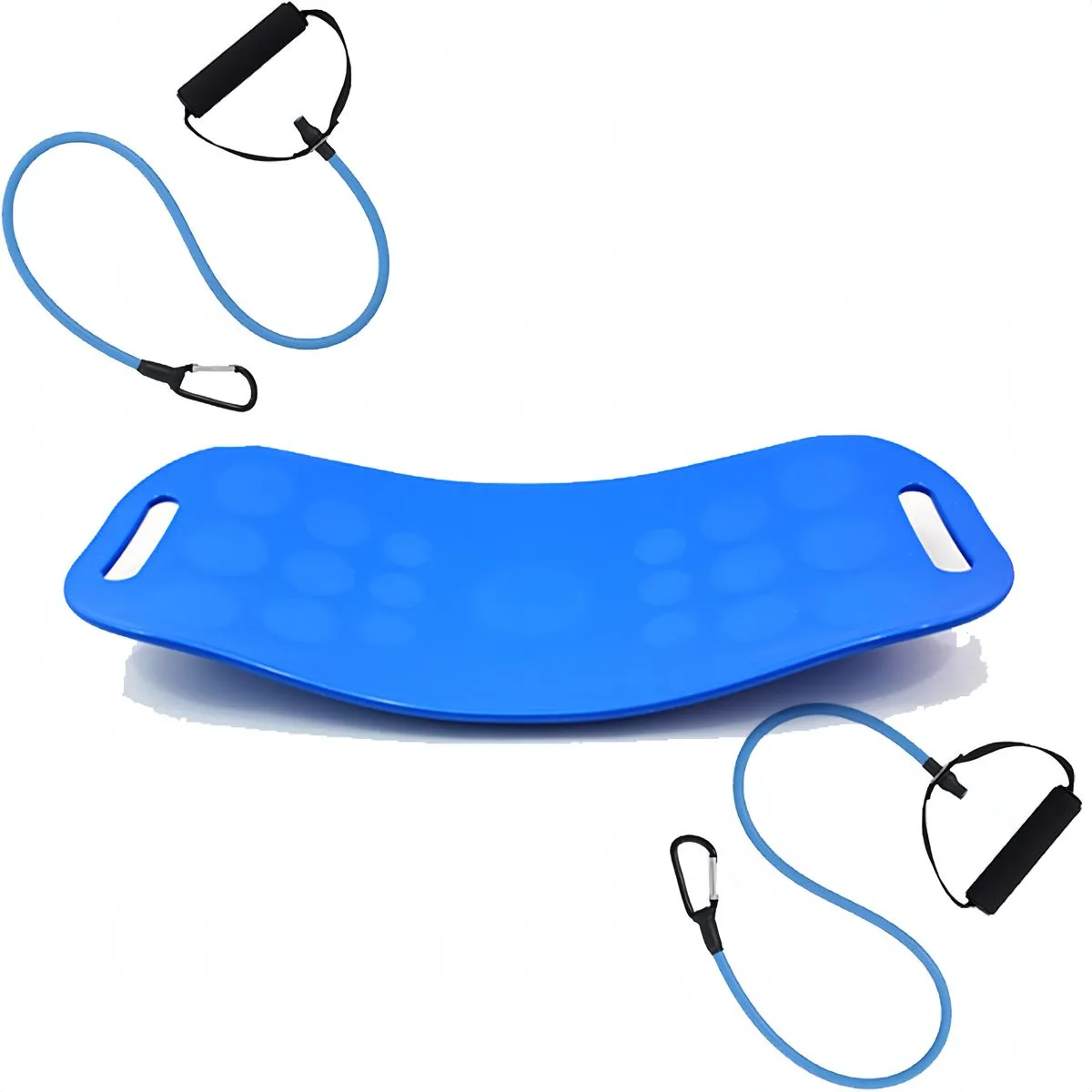Balance Board Yoga Board Fitness Board Twist Board with Resistance Bands