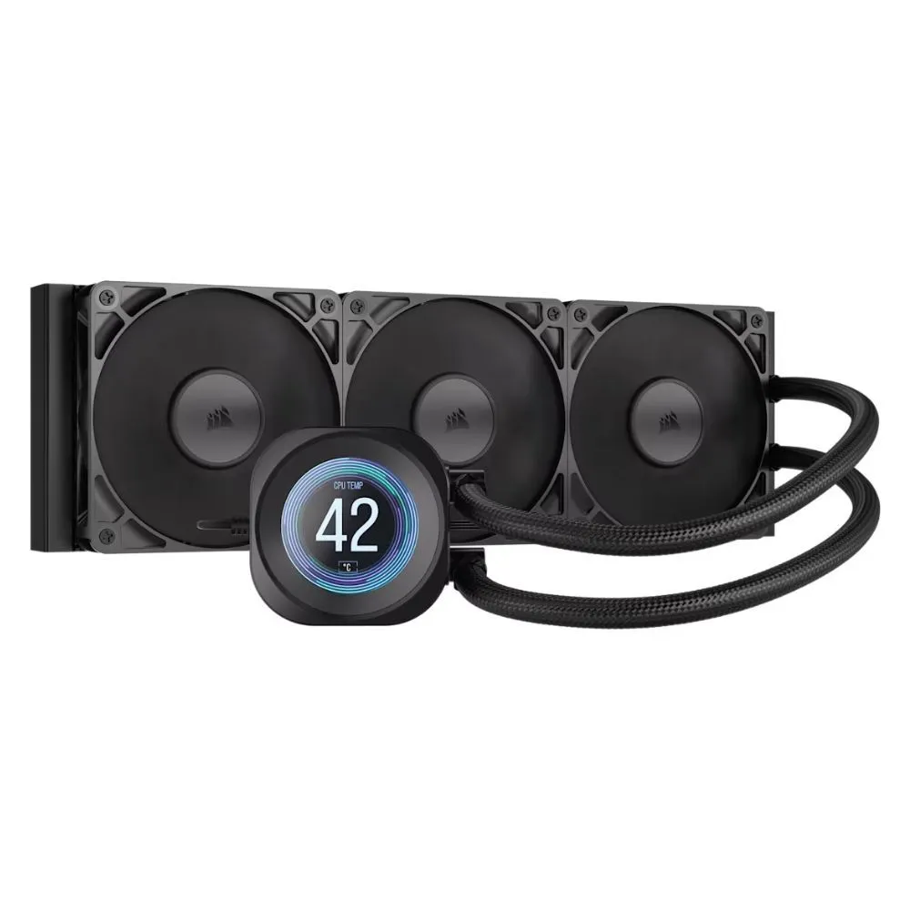 Corsair NAUTILUS 360 RS LCD All In One Liquid CPU Cooler - Black